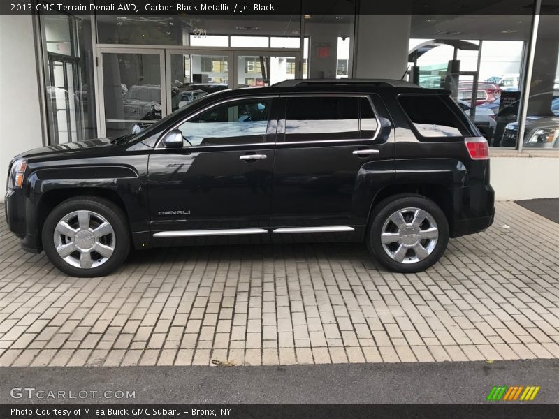 Carbon Black Metallic / Jet Black 2013 GMC Terrain Denali AWD