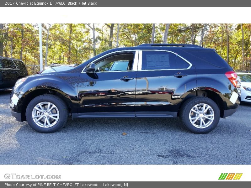 Black / Jet Black 2017 Chevrolet Equinox LT AWD