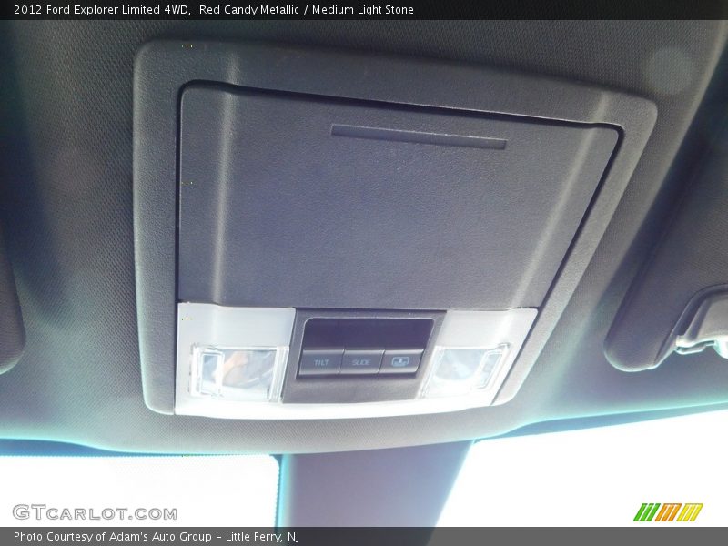 Red Candy Metallic / Medium Light Stone 2012 Ford Explorer Limited 4WD