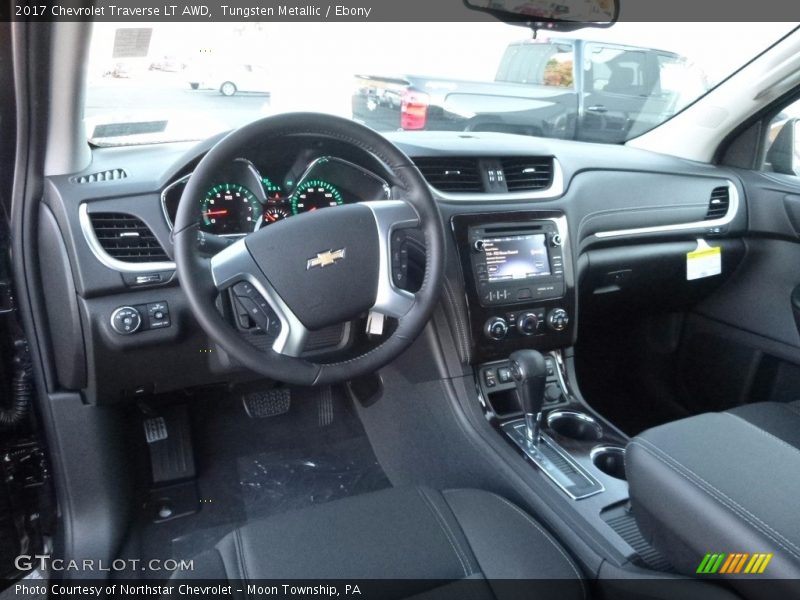 Tungsten Metallic / Ebony 2017 Chevrolet Traverse LT AWD