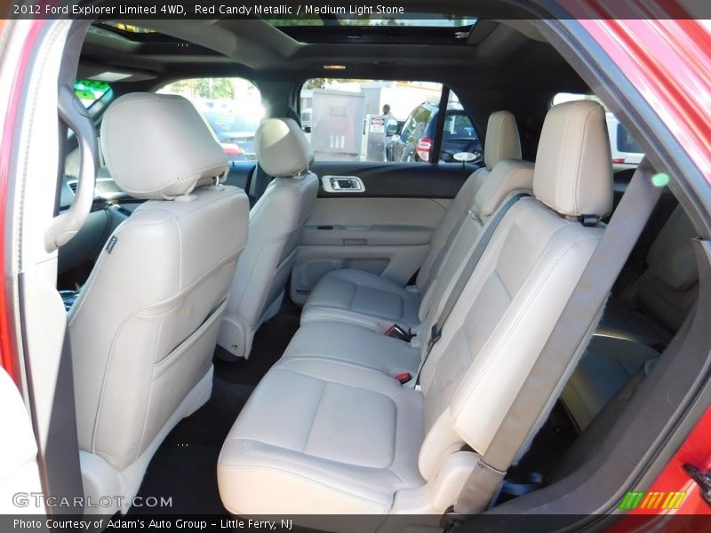 Red Candy Metallic / Medium Light Stone 2012 Ford Explorer Limited 4WD