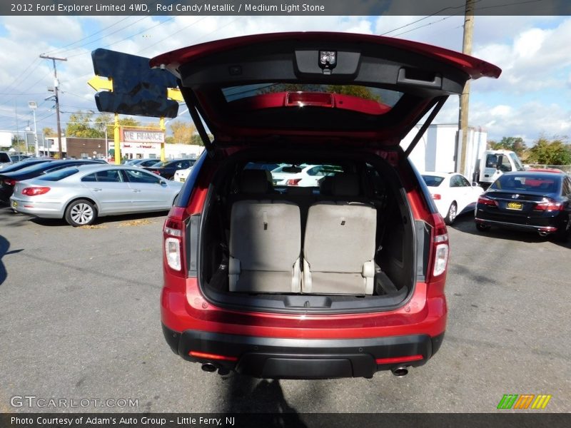 Red Candy Metallic / Medium Light Stone 2012 Ford Explorer Limited 4WD