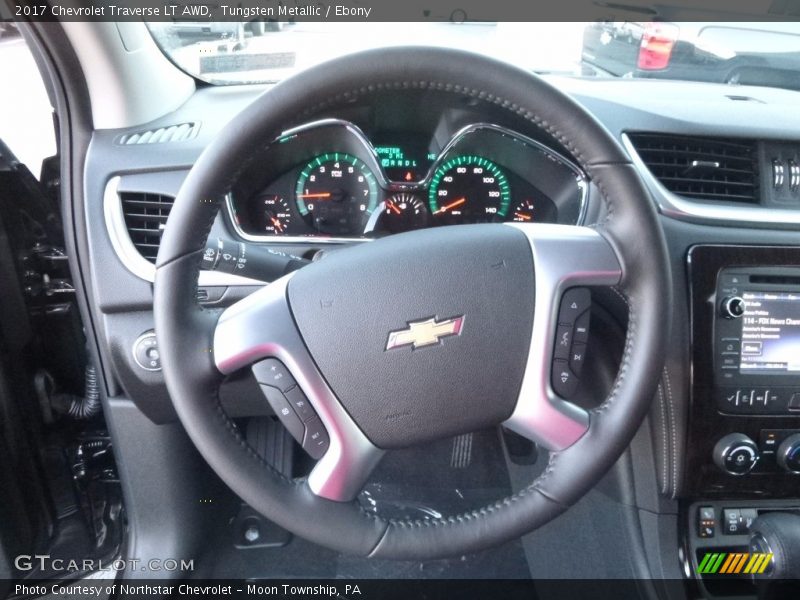Tungsten Metallic / Ebony 2017 Chevrolet Traverse LT AWD