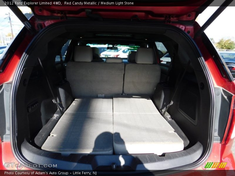 Red Candy Metallic / Medium Light Stone 2012 Ford Explorer Limited 4WD