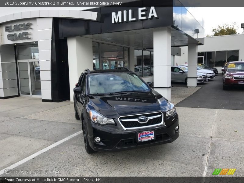 Crystal Black Silica / Ivory 2013 Subaru XV Crosstrek 2.0 Limited