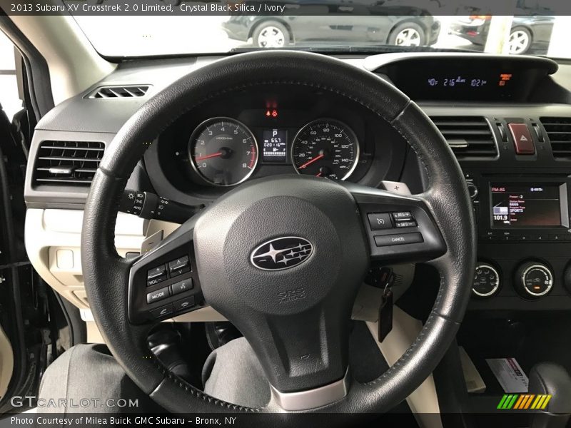 Crystal Black Silica / Ivory 2013 Subaru XV Crosstrek 2.0 Limited