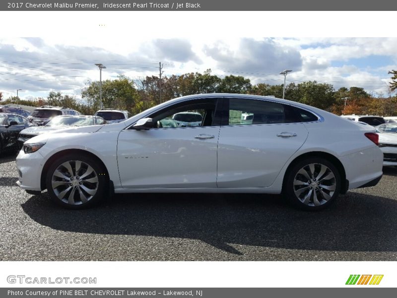 Iridescent Pearl Tricoat / Jet Black 2017 Chevrolet Malibu Premier