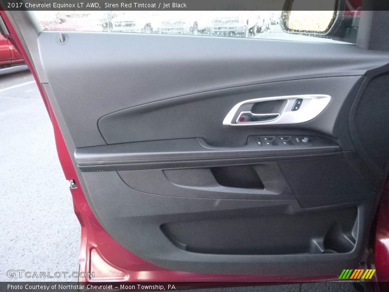 Siren Red Tintcoat / Jet Black 2017 Chevrolet Equinox LT AWD