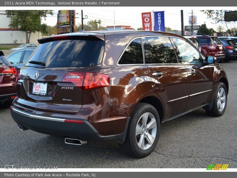 Ionized Bronze Metallic / Parchment 2011 Acura MDX Technology