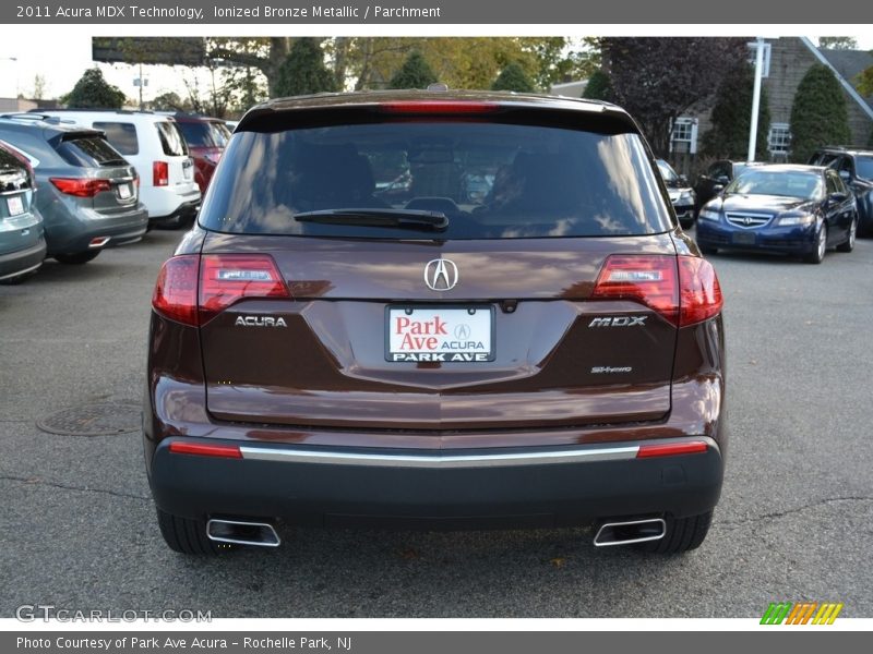 Ionized Bronze Metallic / Parchment 2011 Acura MDX Technology
