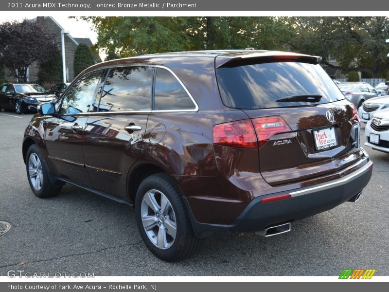Ionized Bronze Metallic / Parchment 2011 Acura MDX Technology