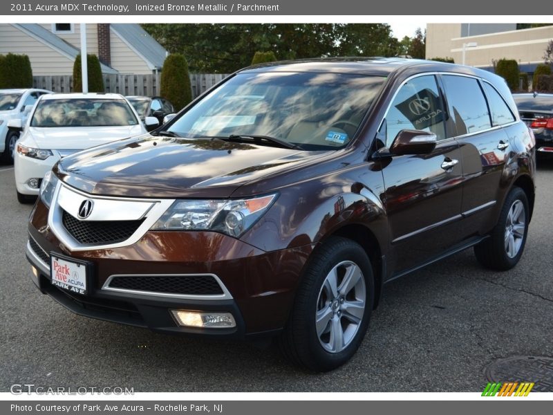 Ionized Bronze Metallic / Parchment 2011 Acura MDX Technology