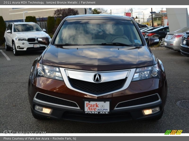 Ionized Bronze Metallic / Parchment 2011 Acura MDX Technology