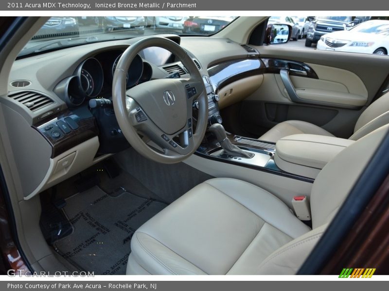 Ionized Bronze Metallic / Parchment 2011 Acura MDX Technology