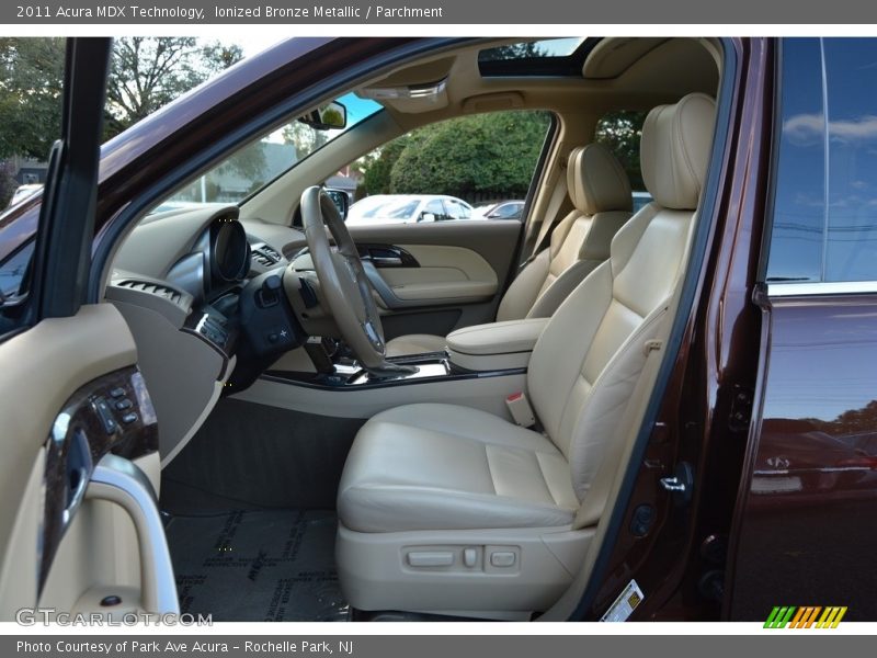 Ionized Bronze Metallic / Parchment 2011 Acura MDX Technology