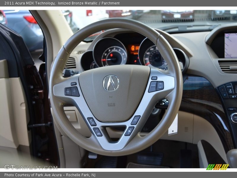 Ionized Bronze Metallic / Parchment 2011 Acura MDX Technology