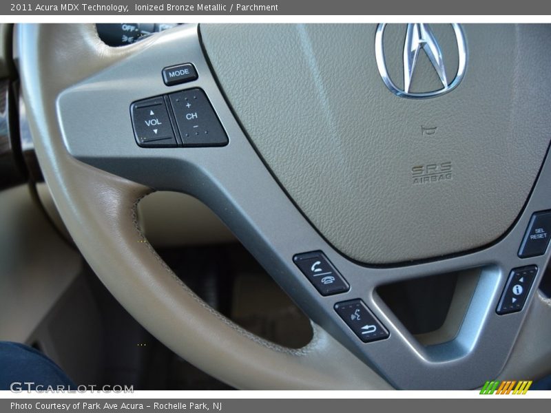 Ionized Bronze Metallic / Parchment 2011 Acura MDX Technology