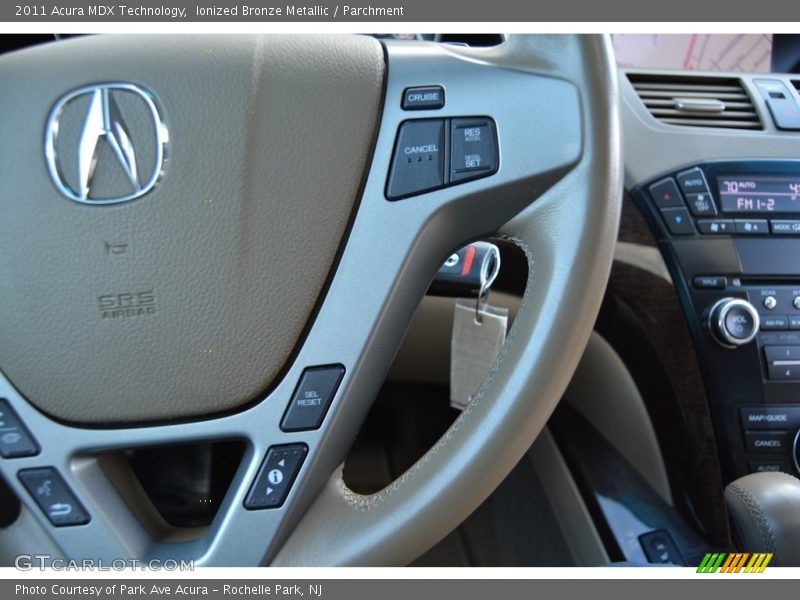 Ionized Bronze Metallic / Parchment 2011 Acura MDX Technology