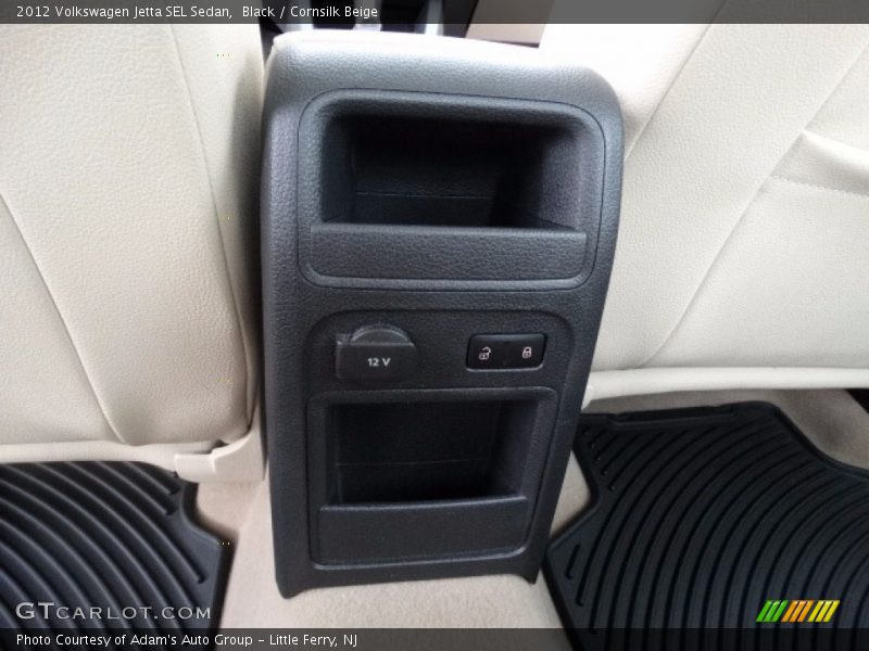 Black / Cornsilk Beige 2012 Volkswagen Jetta SEL Sedan
