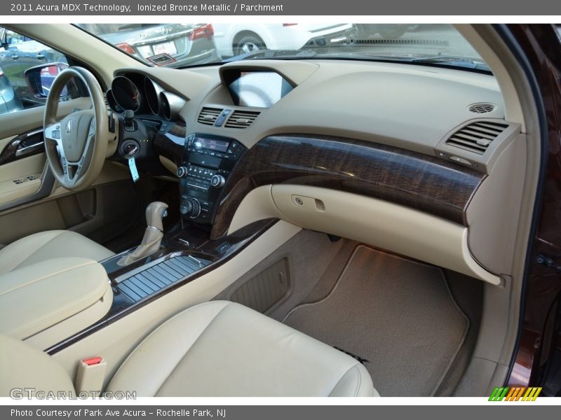 Ionized Bronze Metallic / Parchment 2011 Acura MDX Technology