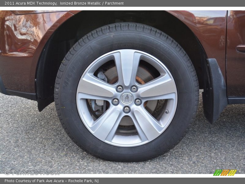 Ionized Bronze Metallic / Parchment 2011 Acura MDX Technology