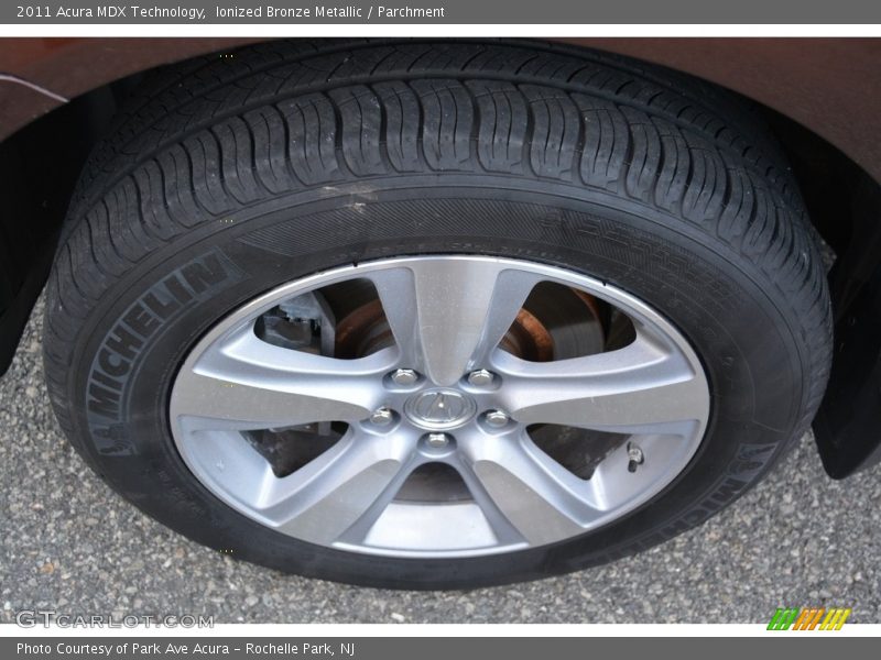 Ionized Bronze Metallic / Parchment 2011 Acura MDX Technology