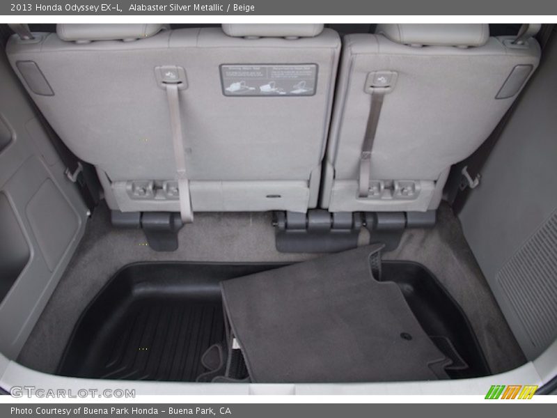 Alabaster Silver Metallic / Beige 2013 Honda Odyssey EX-L