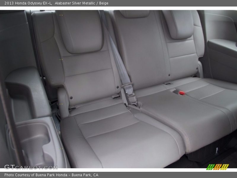 Alabaster Silver Metallic / Beige 2013 Honda Odyssey EX-L