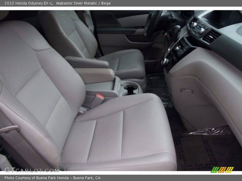Alabaster Silver Metallic / Beige 2013 Honda Odyssey EX-L