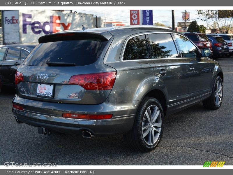 Daytona Gray Metallic / Black 2015 Audi Q7 3.0 Premium Plus quattro