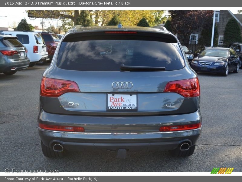 Daytona Gray Metallic / Black 2015 Audi Q7 3.0 Premium Plus quattro