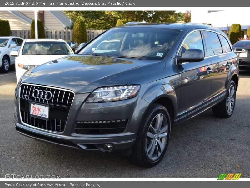 Daytona Gray Metallic / Black 2015 Audi Q7 3.0 Premium Plus quattro