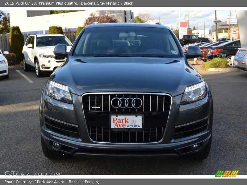 Daytona Gray Metallic / Black 2015 Audi Q7 3.0 Premium Plus quattro