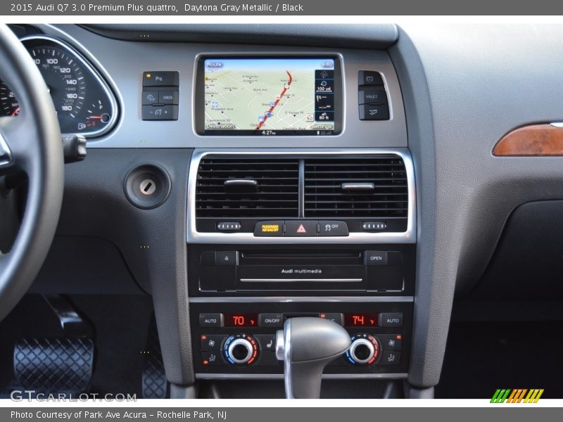 Daytona Gray Metallic / Black 2015 Audi Q7 3.0 Premium Plus quattro
