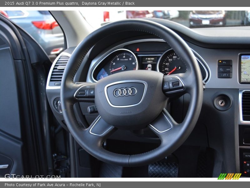 Daytona Gray Metallic / Black 2015 Audi Q7 3.0 Premium Plus quattro