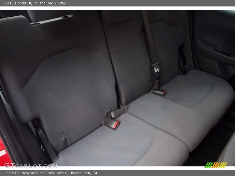 Milano Red / Gray 2013 Honda Fit