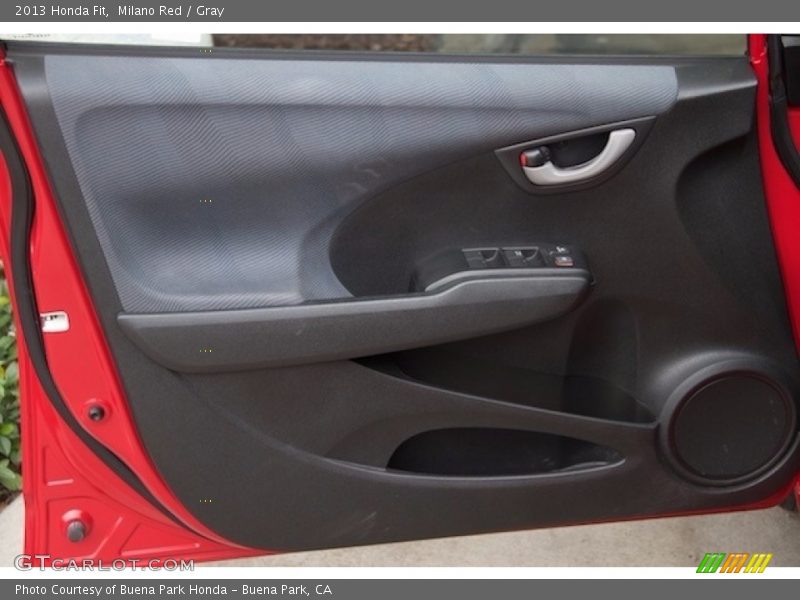 Milano Red / Gray 2013 Honda Fit