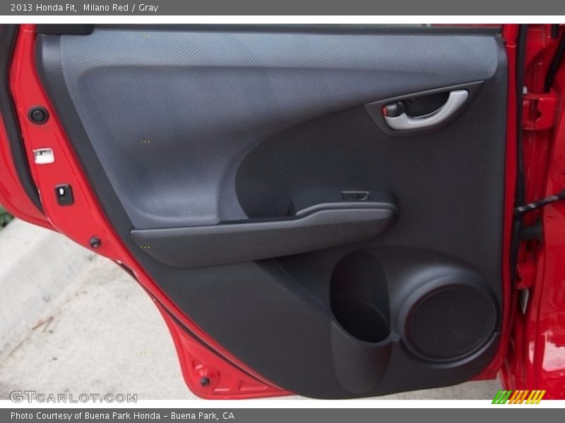 Milano Red / Gray 2013 Honda Fit