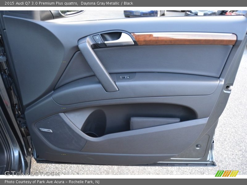 Daytona Gray Metallic / Black 2015 Audi Q7 3.0 Premium Plus quattro