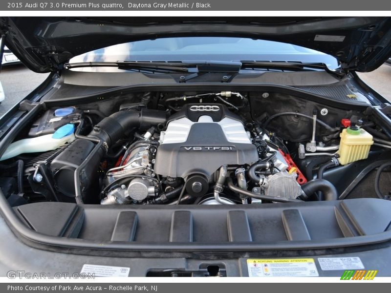 Daytona Gray Metallic / Black 2015 Audi Q7 3.0 Premium Plus quattro