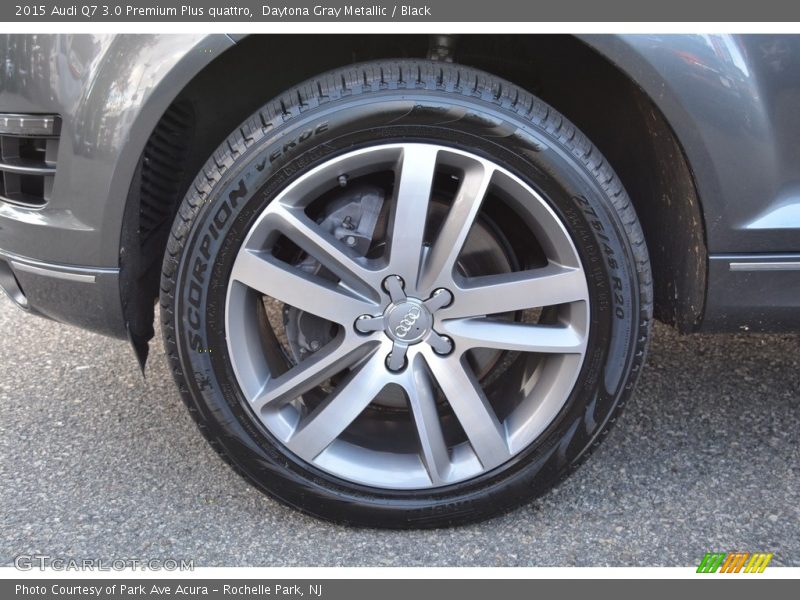 Daytona Gray Metallic / Black 2015 Audi Q7 3.0 Premium Plus quattro