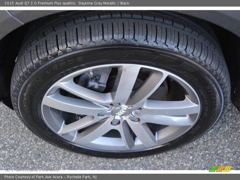 Daytona Gray Metallic / Black 2015 Audi Q7 3.0 Premium Plus quattro