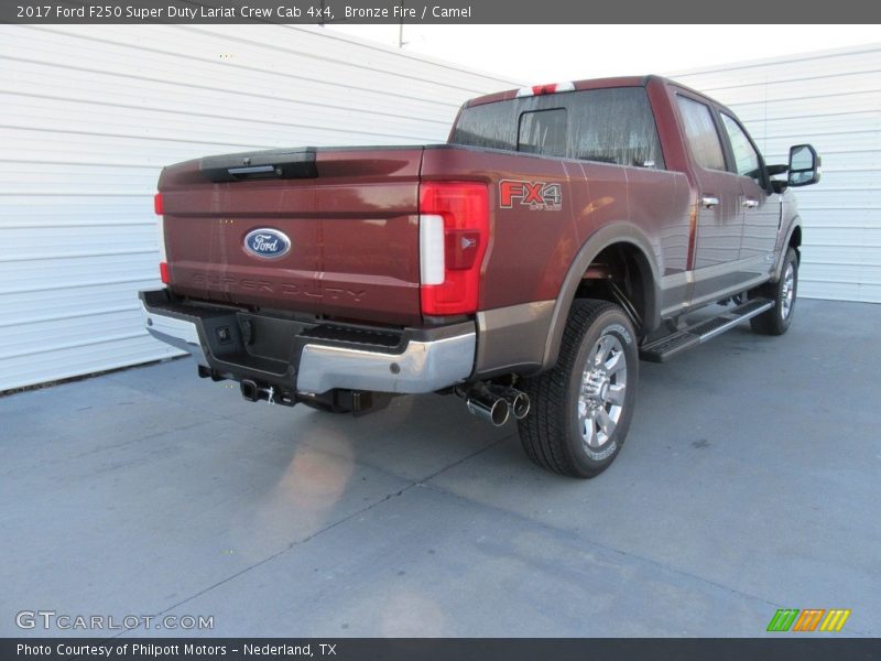 Bronze Fire / Camel 2017 Ford F250 Super Duty Lariat Crew Cab 4x4