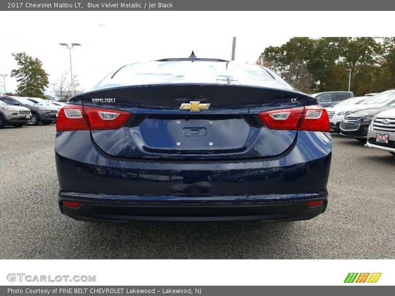 Blue Velvet Metallic / Jet Black 2017 Chevrolet Malibu LT