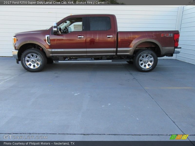 Bronze Fire / Camel 2017 Ford F250 Super Duty Lariat Crew Cab 4x4