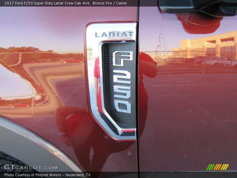 Bronze Fire / Camel 2017 Ford F250 Super Duty Lariat Crew Cab 4x4