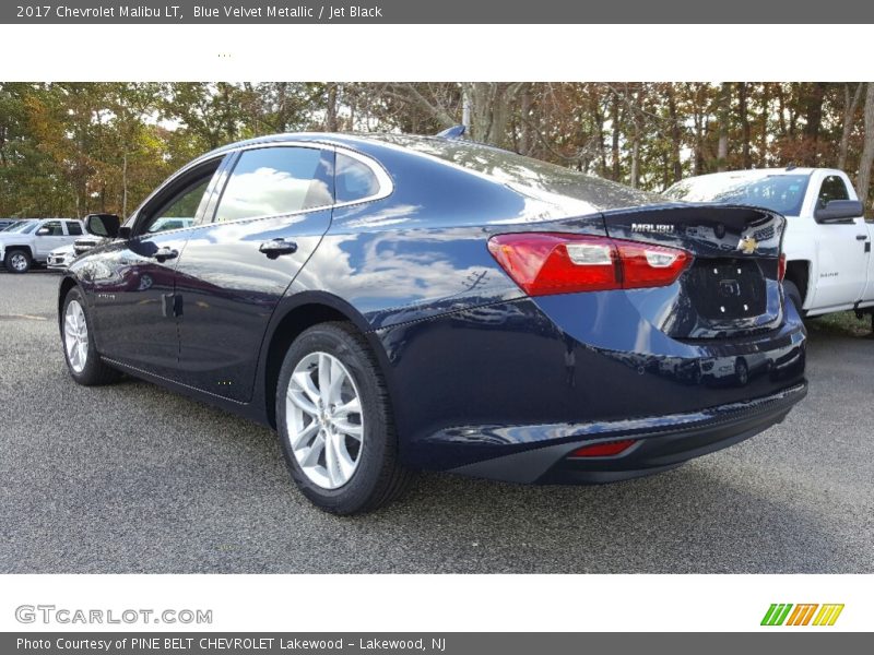Blue Velvet Metallic / Jet Black 2017 Chevrolet Malibu LT