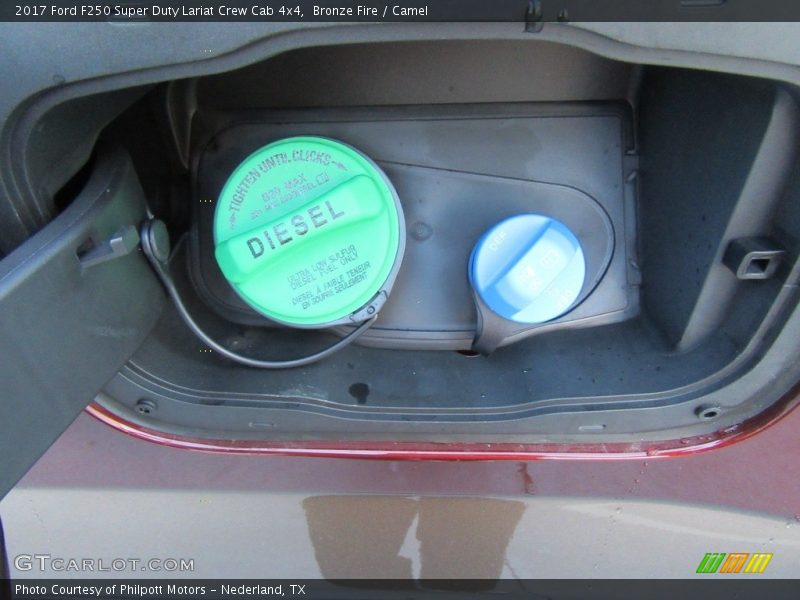 Bronze Fire / Camel 2017 Ford F250 Super Duty Lariat Crew Cab 4x4