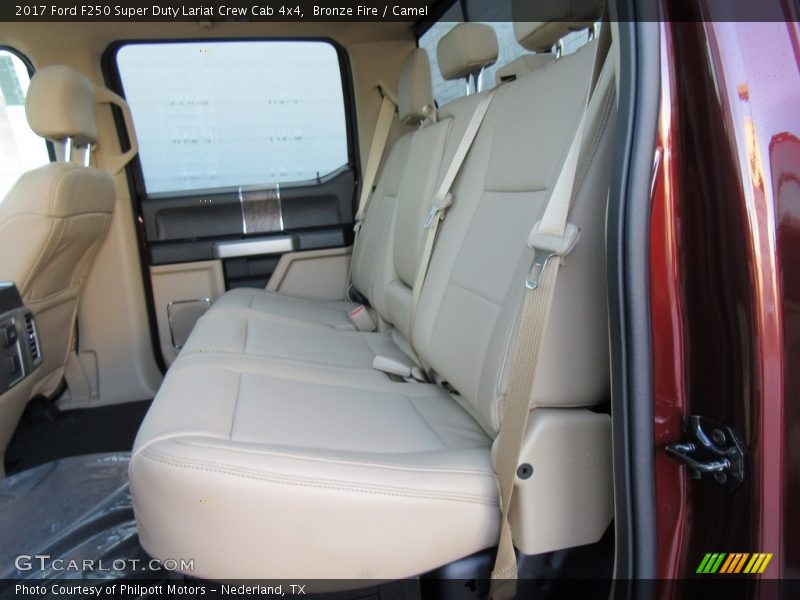 Rear Seat of 2017 F250 Super Duty Lariat Crew Cab 4x4