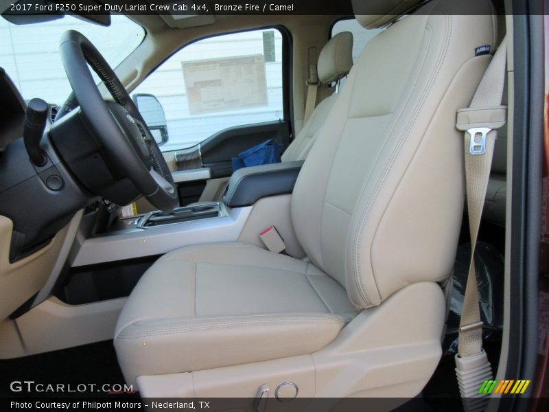 Front Seat of 2017 F250 Super Duty Lariat Crew Cab 4x4